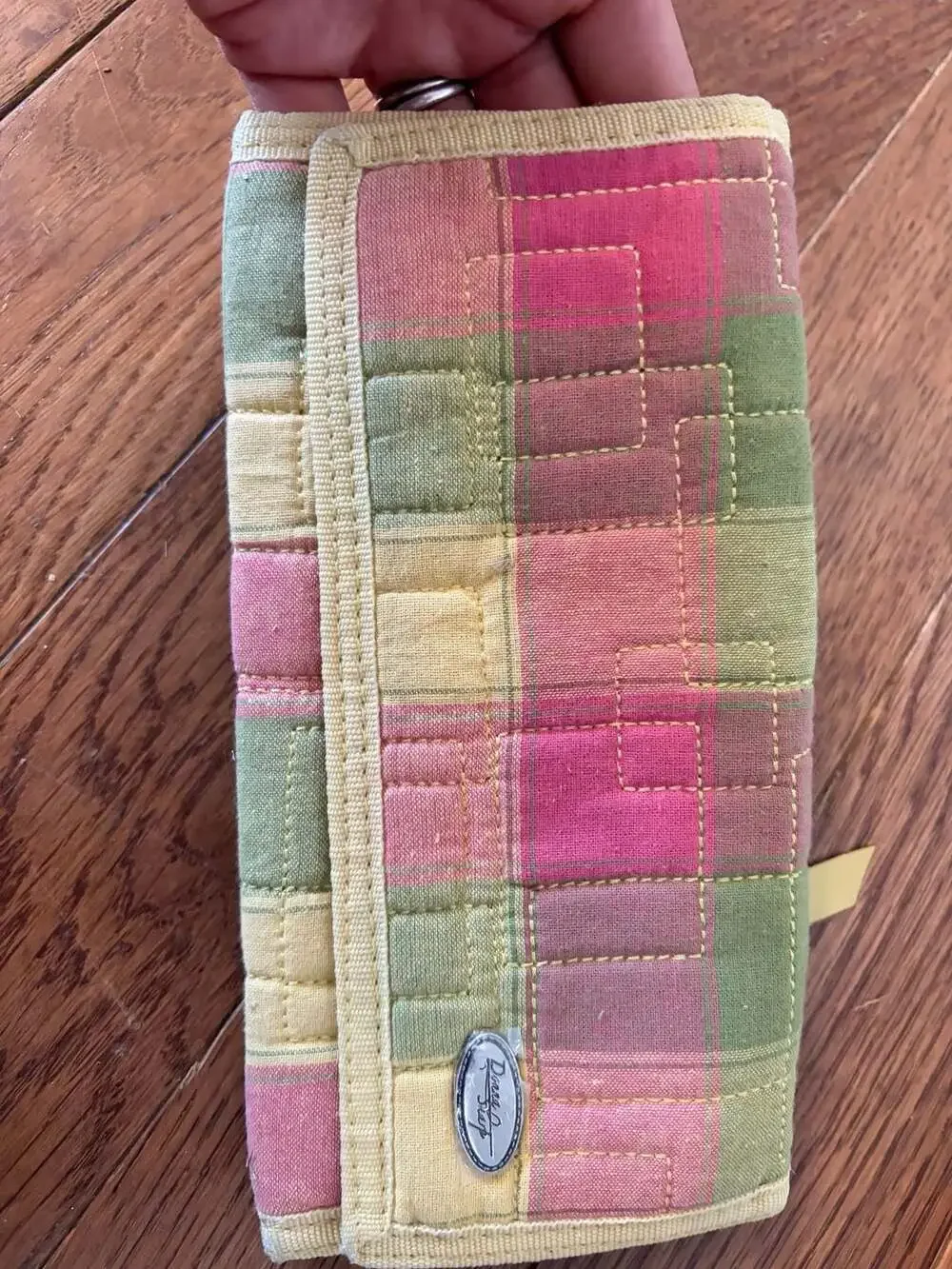 Vintage Donna Sharp Quilted Patchwork Tote Bag and Wallet Set